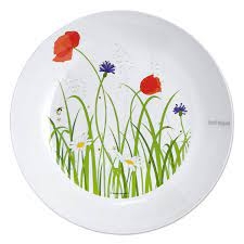 DIEP BORD FLOW 220 MM - FIELDS OF FLOWERS (MELAMINE Ø 220 X 35)